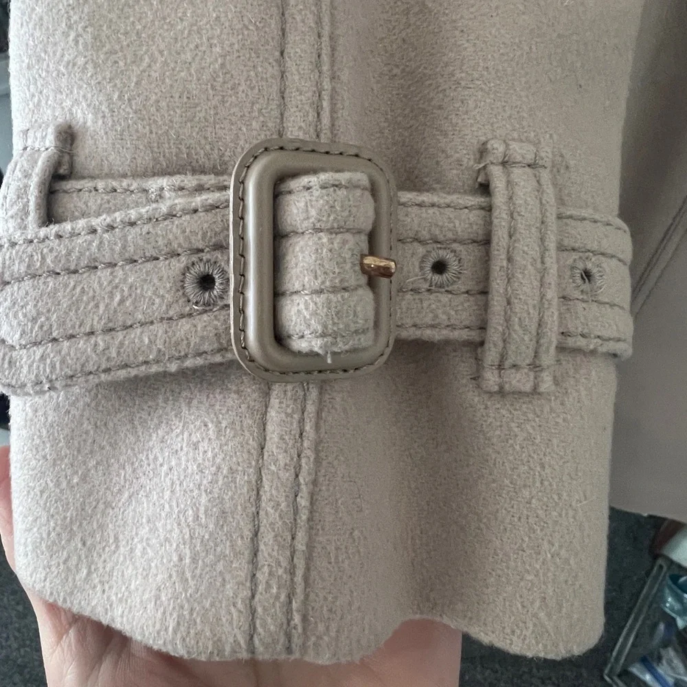 Burberry Beige Trench Coat Double-Breasted - Picture 4 of 13